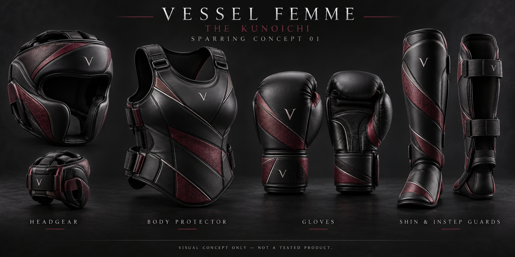 The Kunoichi Sparring collection visual concept