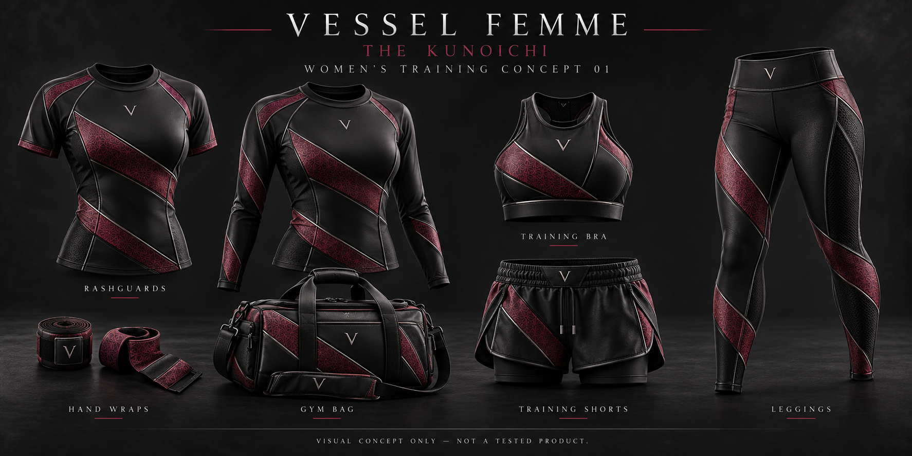 The Kunoichi Training capsule visual concept